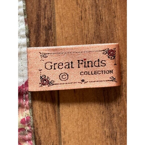 Great Finds Reversible Floral & Plaid Rustic Design Dinner Napkins Set Of 4 - Picture 10 of 12